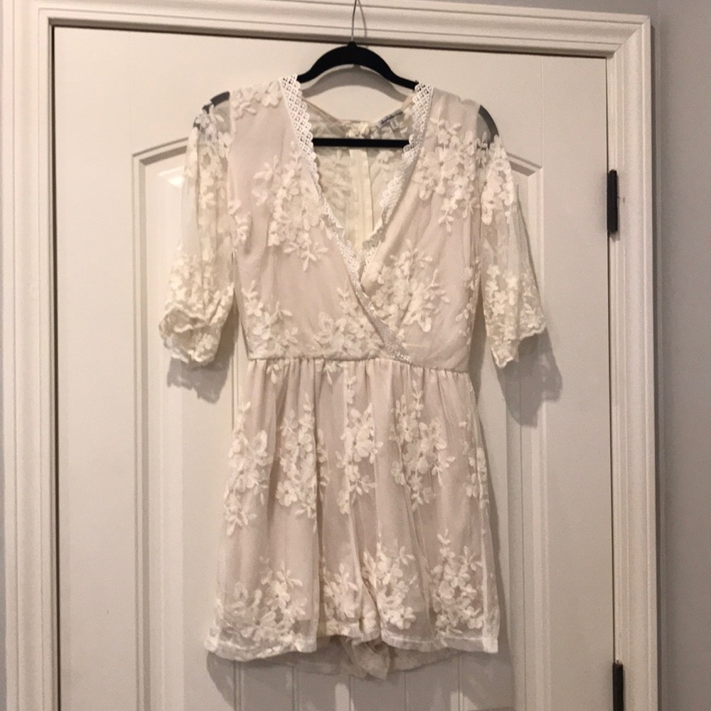 White Romper